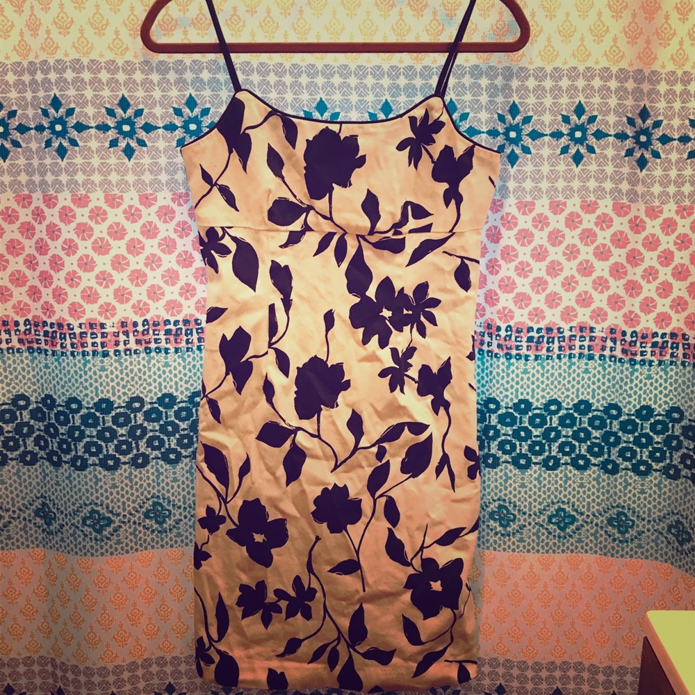 Floral White Mini Dress